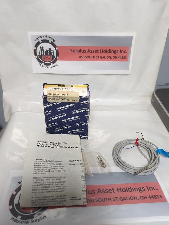 HONEYWELL.902FS0.8-A3P-L,MICRO SWITCH PROXIMITY SWITCH NOS