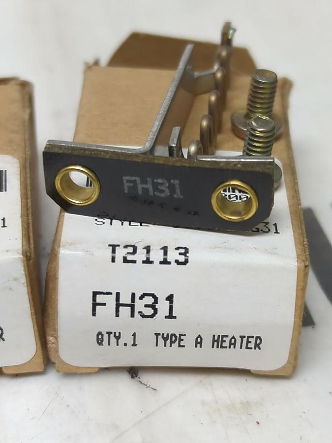 CUTLER-HAMMER,FH31,TYPE A HEATERS LOT OF 3 NEW