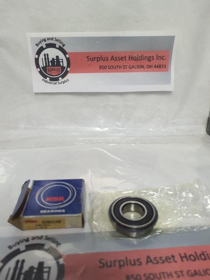 NSK,6205VVNR,DEEP GROOVE BALL BEARING WITH SNAP RING NOS