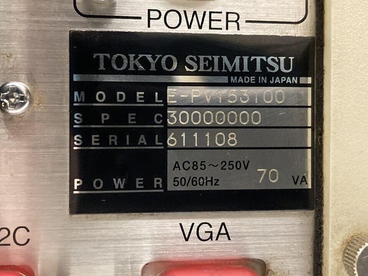 Used Tokyo Seimitsu,E-PV153100,Pulcom-V Controller