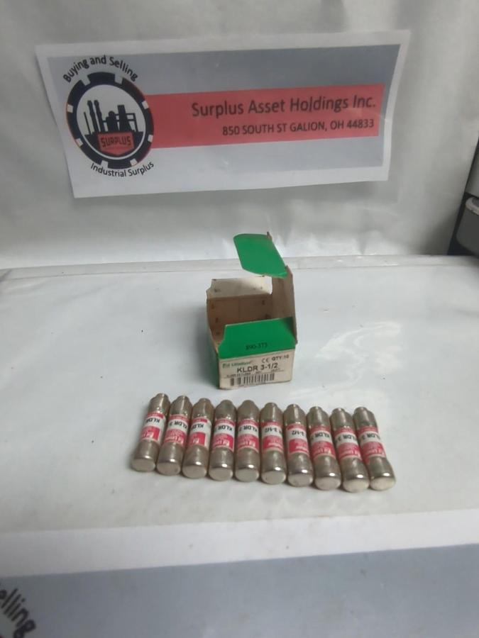 LITTELFUSE,KLDR-3-1/2,CLASS CC FUSES 3-1/2 AMP BOX OF 10 NOS