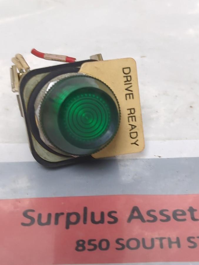 Used ALLEN BRADLEY,800T-Q10,SER T PILOT LIGHT GREEN PRE-OWNED