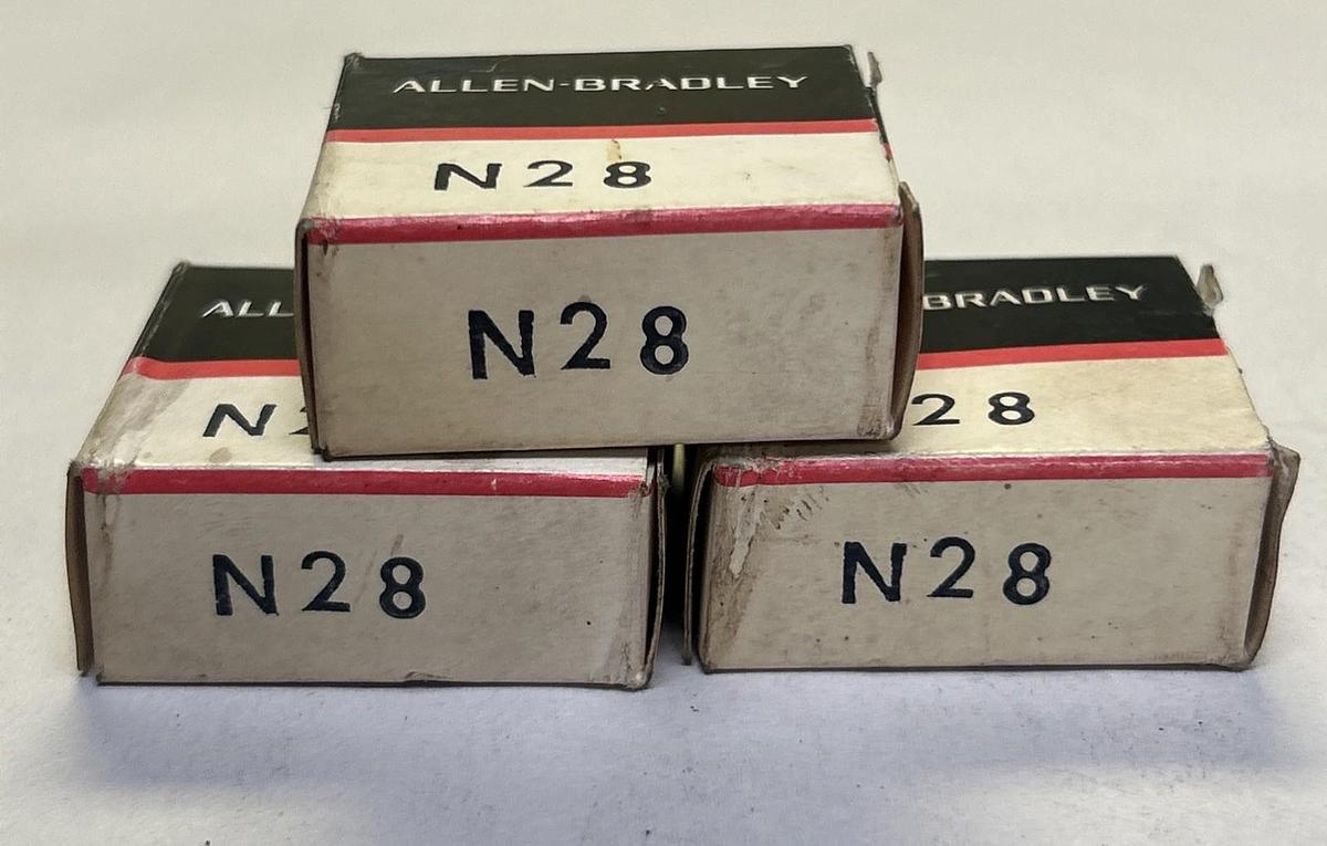 ALLEN BRADLEY,N28,THERMAL OVERLOAD HEATER ELEMENT LOT OF 3 NOS