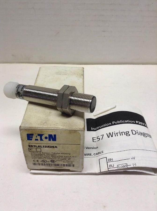 Eaton,E57LAL12A2SA,Tubular Inductive Sensor Series G1 N.O.