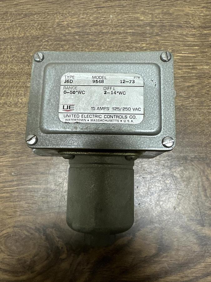 United Electric Controls,J6D 9548,Pressure Switch