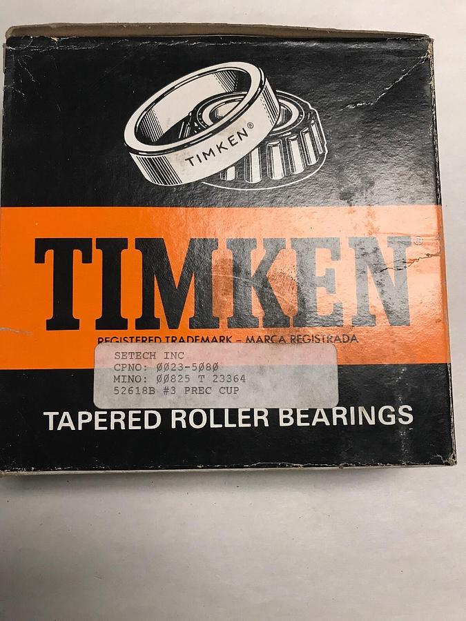 Used TIMKEN,52618-B,PRECISION BEARING CUP 30000