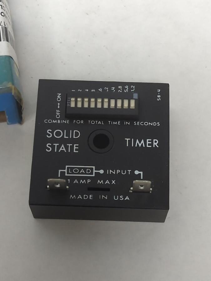 ENTRLEC,TDUL3001A,SOLID STATE TIMER 100-240 VAC/DC 0.1-102.3 SEC NOS