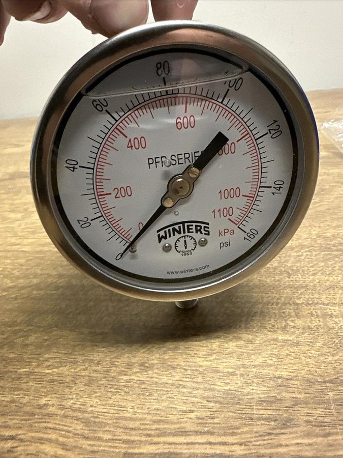 Winters,PFP645,0-160 PSI 1/4" NPT