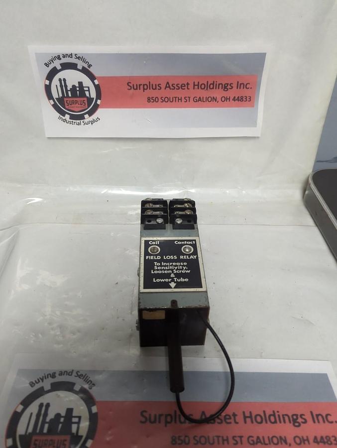 Used UNBRANDED,990137,FIELD LOSS RELAY PRE-OWNED