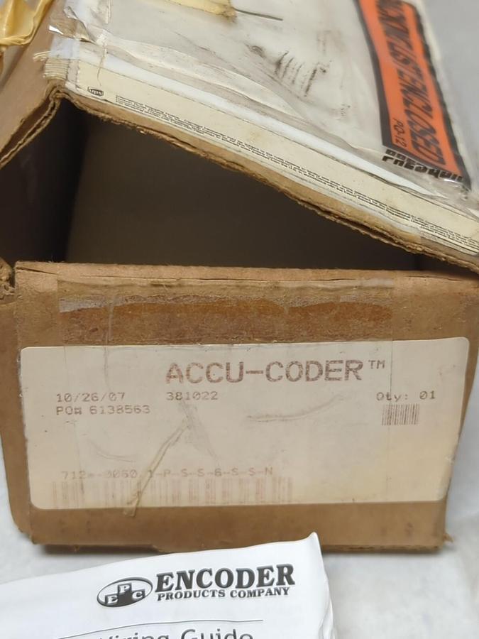 ACCU-CODER,712*-0060/1-P-S-S-6-S-S-N,ENCODER VDC INPUT: 5 TO 28 NOS