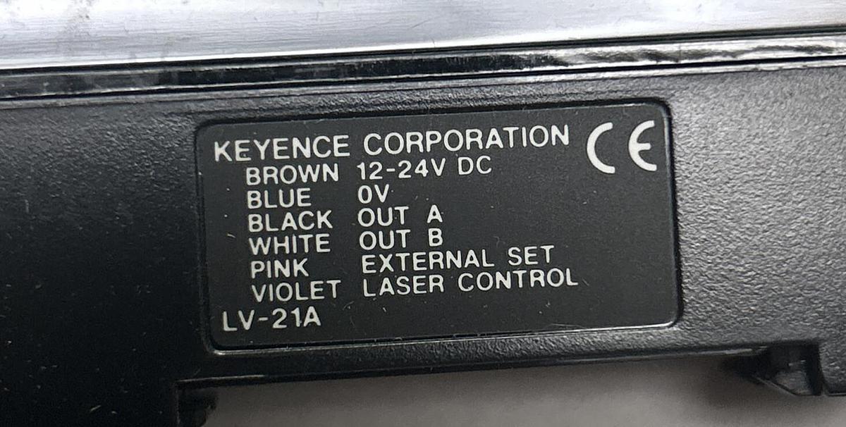 Used KEYENCE,LV-21A,DIGITAL LASER AMPLIFIER UNIT NEW