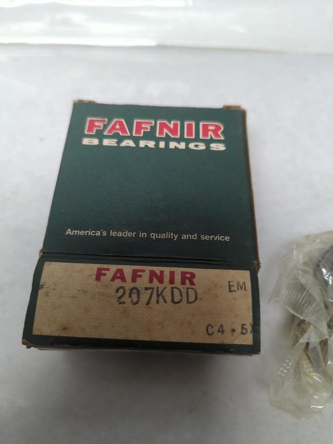 FAFNIR,207KDD,DOUBLE SHIELDED BALL BEARING NOS