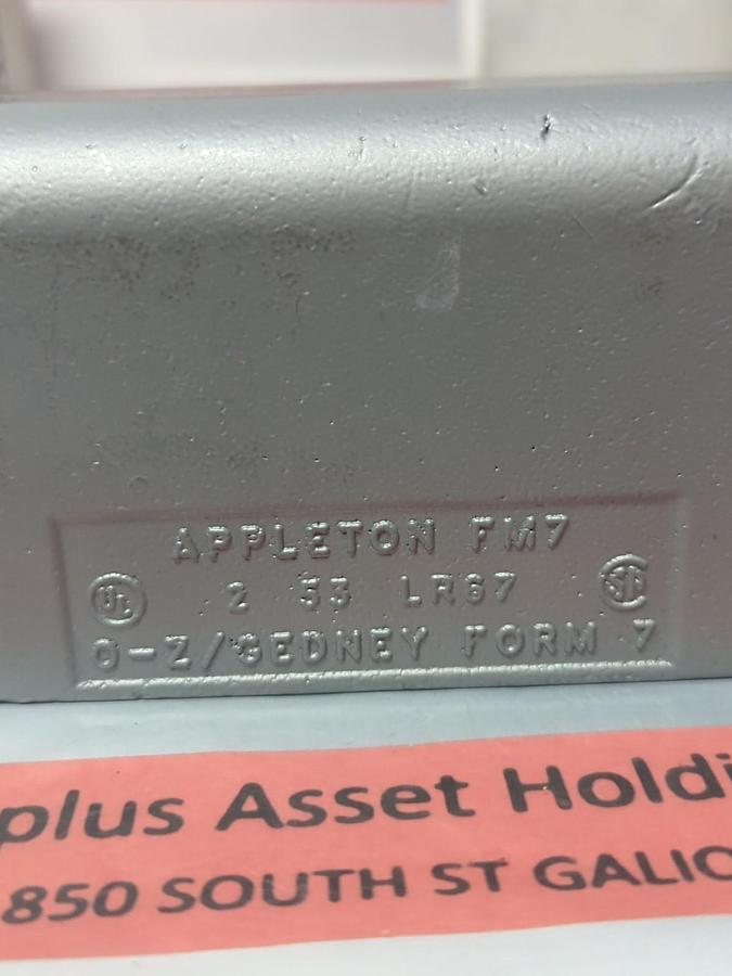 APPLETON,APP-LR67-SA,ALUMINUM 2 INCH FW7 CONDUIT BODY NOS