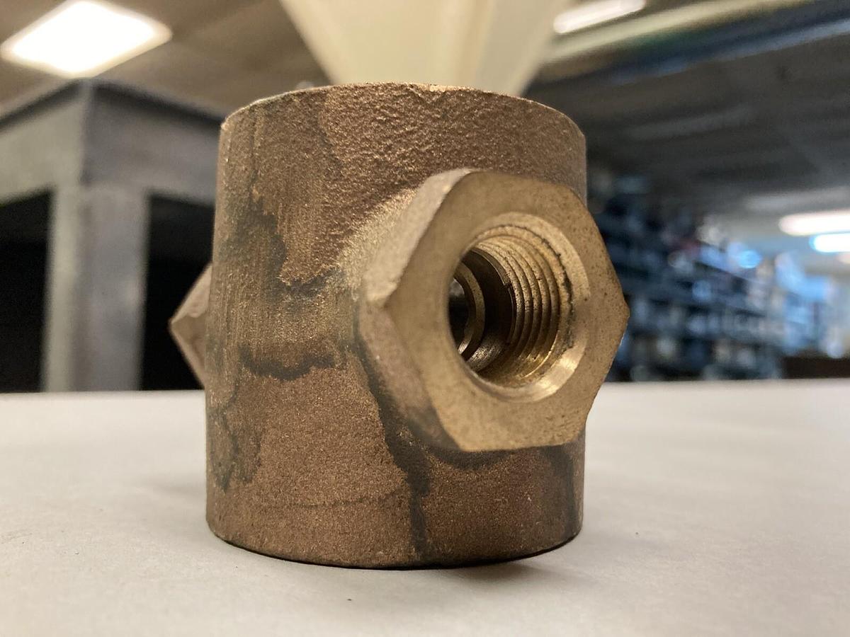 Used W.E. Anderson,NA,Single Window 3/8 INCH Propellor Sight Flow Indicator