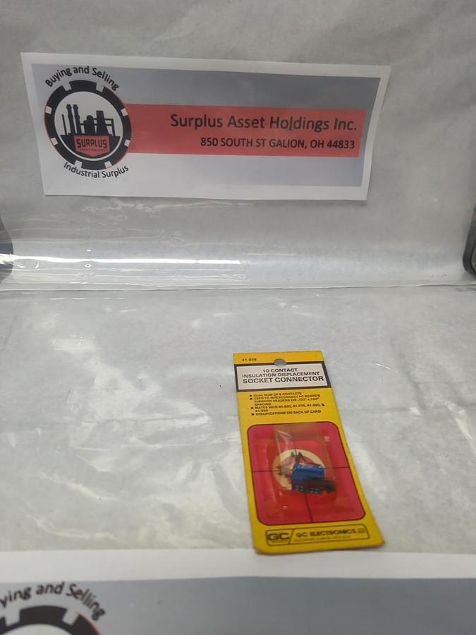 GC ELECTRONICS,41-898,TEN CONTACT INSULATION DISPLACEMENT SOCKET CONNECTOR NOS