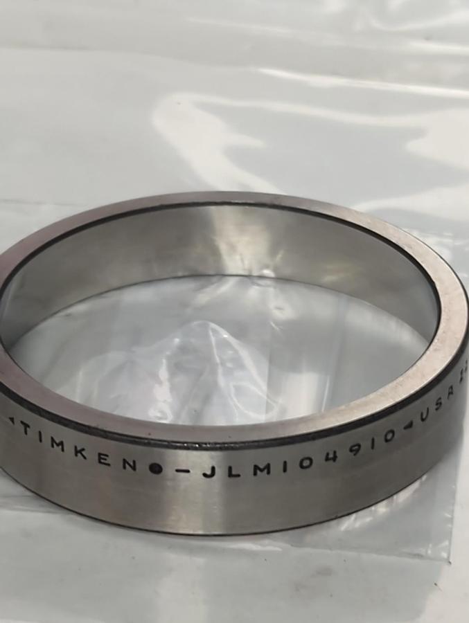 Used TIMKEN,JLM104910,ROLLER BEARING CUP LOT OF 2 PRE-OWNED