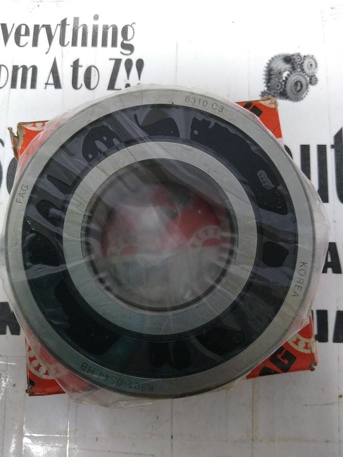 Used Fag,6310-2RSR-C3-L38,Deep Groove Ball Bearing NOS