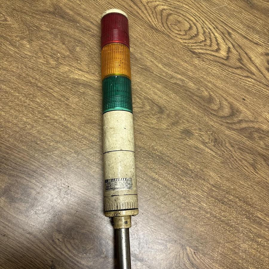 Used Patlite,SEB-D,Stack Light Tower 24VAC/DC 1.5W Red Amber Green