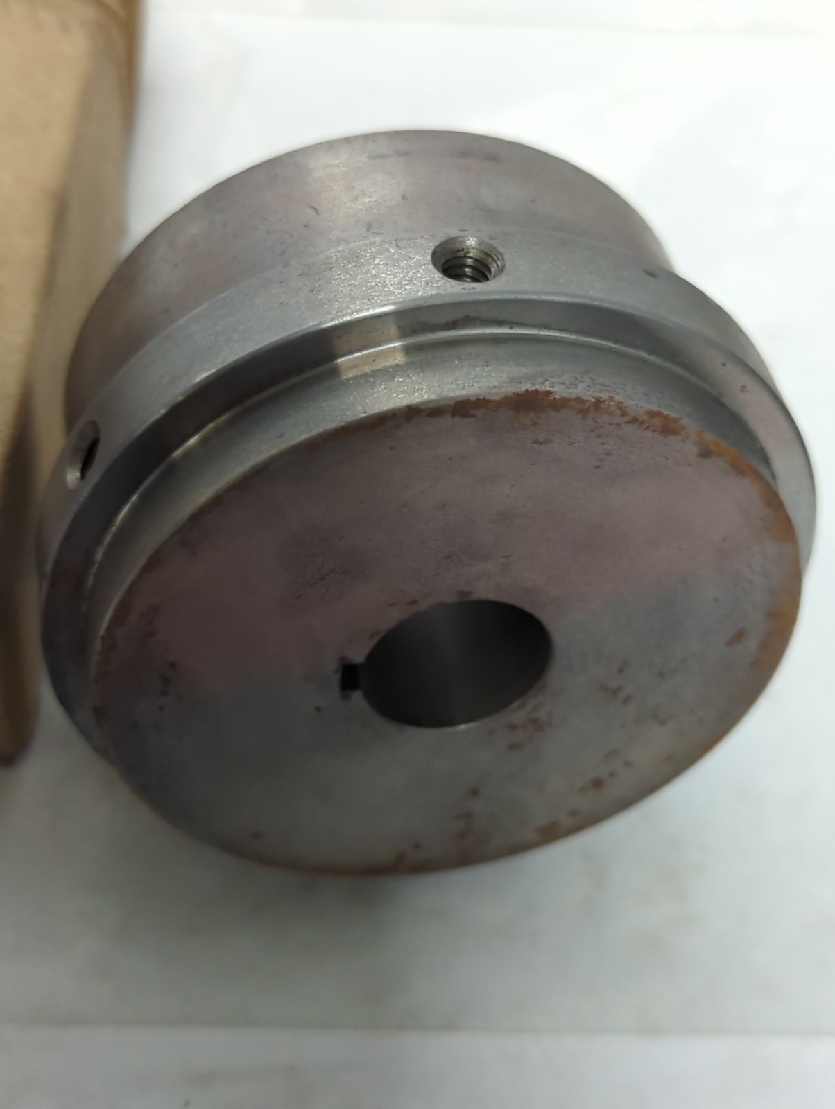 REXNORD,10 SHSB STD,STRAIGHT BORE HUB CUSTOM BORE 7/8 INCH NOS