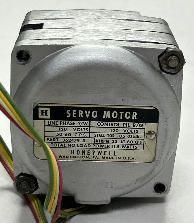 Used HONEYWELL,362479-3,SERVO MOTOR 120V