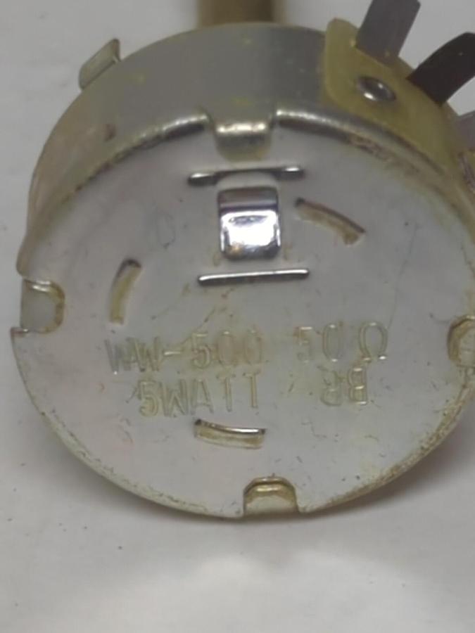 CENTRALAB,WW-500,POTENTIOMETER 50 OHMS