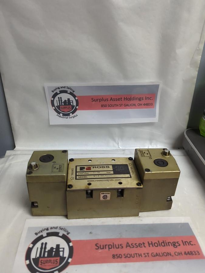 Used ROSS,W7476C4332,SOLENOID VALVE110/50 110-120/60 PRE-OWNED