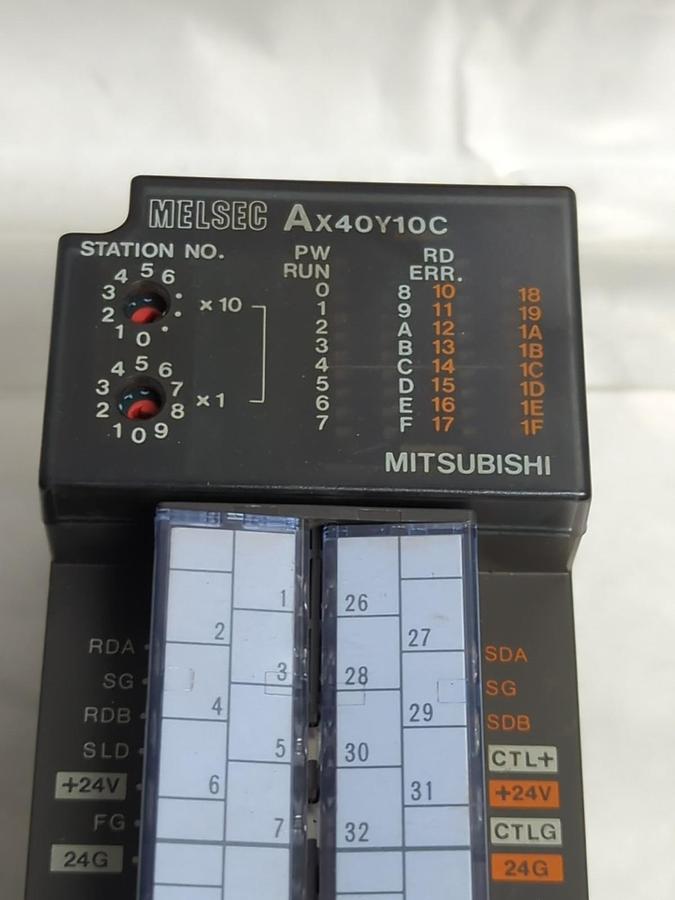 Used MITSUBISHI,AX40Y10C,MELSEC INPUT/OUTPUT UNIT PRE-OWNED