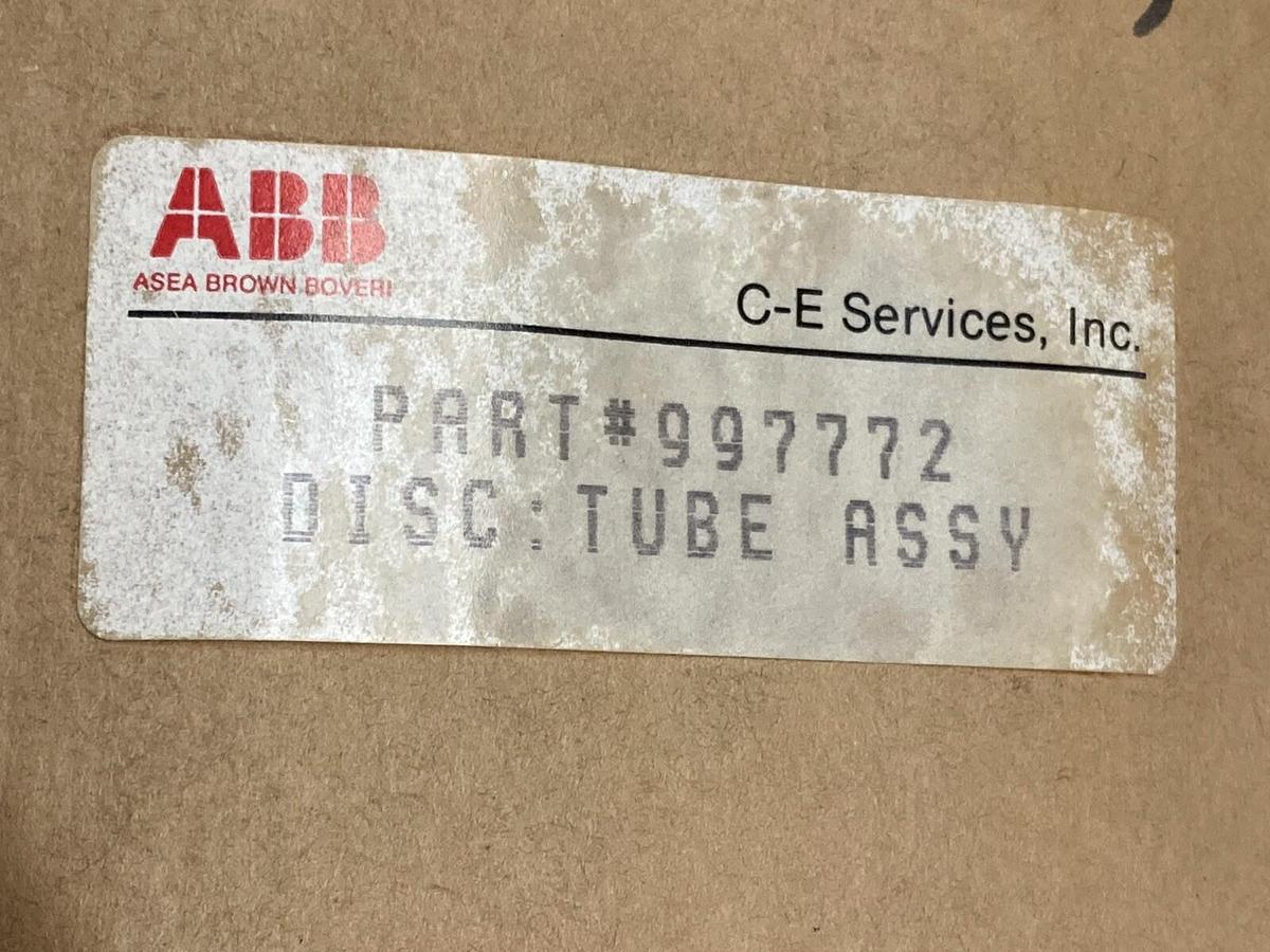 Used ABB,997772,Tube Assembly