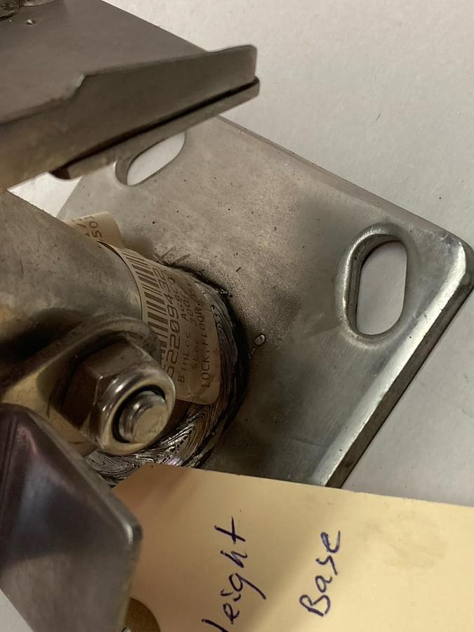 Unbranded,05LF0580,Floor Lock 5 Inch Height 4.5 x 4 Base