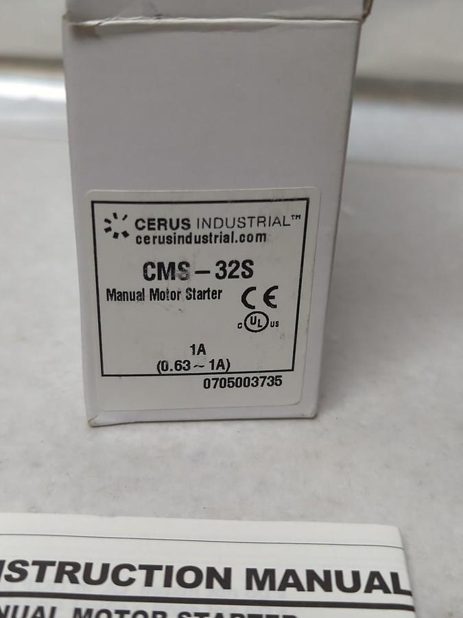 CERUS,CMS-32S,MANUAL MOTOR STARTER 1A NEW