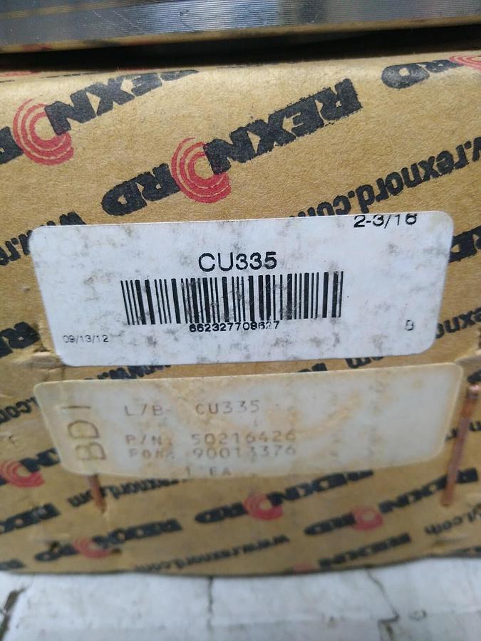 LINK BELT REXNORD,CU335,BALL BEARING CARTRIDGE-2-3/16 IN BORE 5-3/8 IN OD