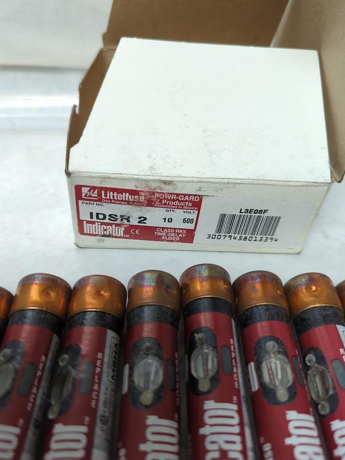 LITTELFUSE,IDSR-2,POWR-GARD 2 AMP FUSES BOX OF 10 NOS