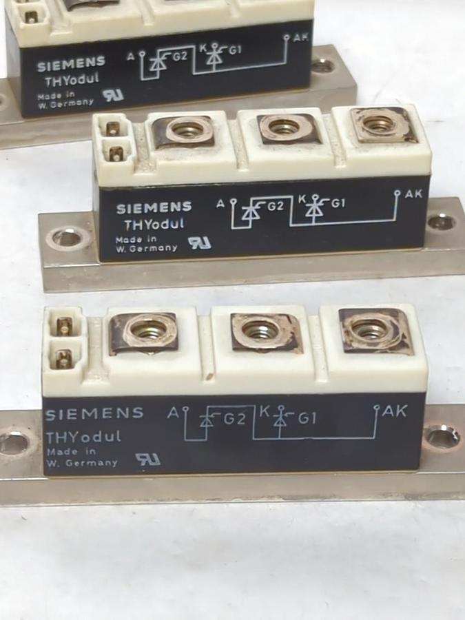Used SIEMENS,4014-055-12,THYodul THYRISTOR MODULE POWER CUBE BLOCK LOT OF 3 PRE-OWNED