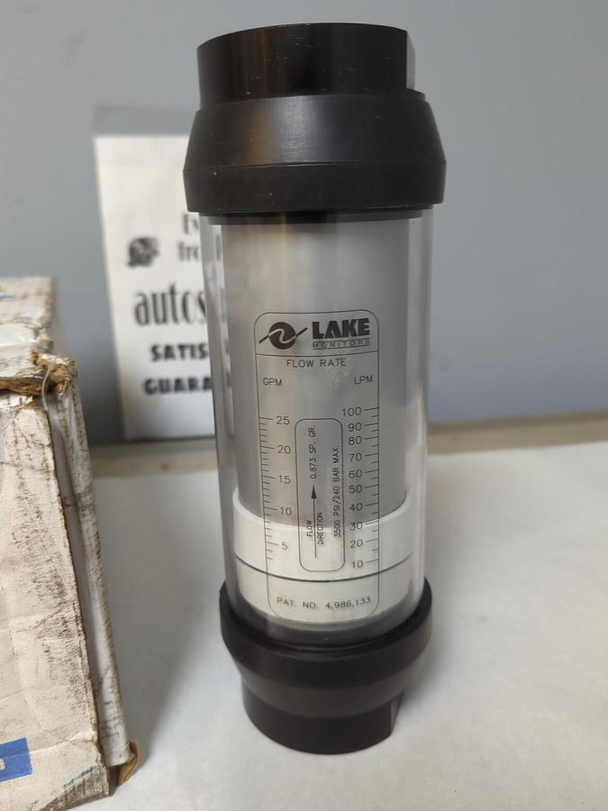 AW LAKE CO.,B5A6HP25,INLINE VARIABLE FLOW METER 1-1/4 IN-1-1/2IN PORT 3500 PSIG