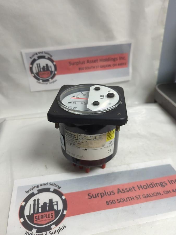 Used CROMPTON/ABB,0039412513,INSTRUMENT METER 0-400 A-C VOLTS PRE-OWNED