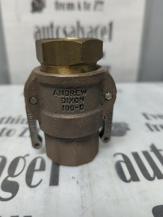 DIXON ANDREWS,100-A,1 INCH 100-D BRASS COUPLING-COUPLER SET NOS