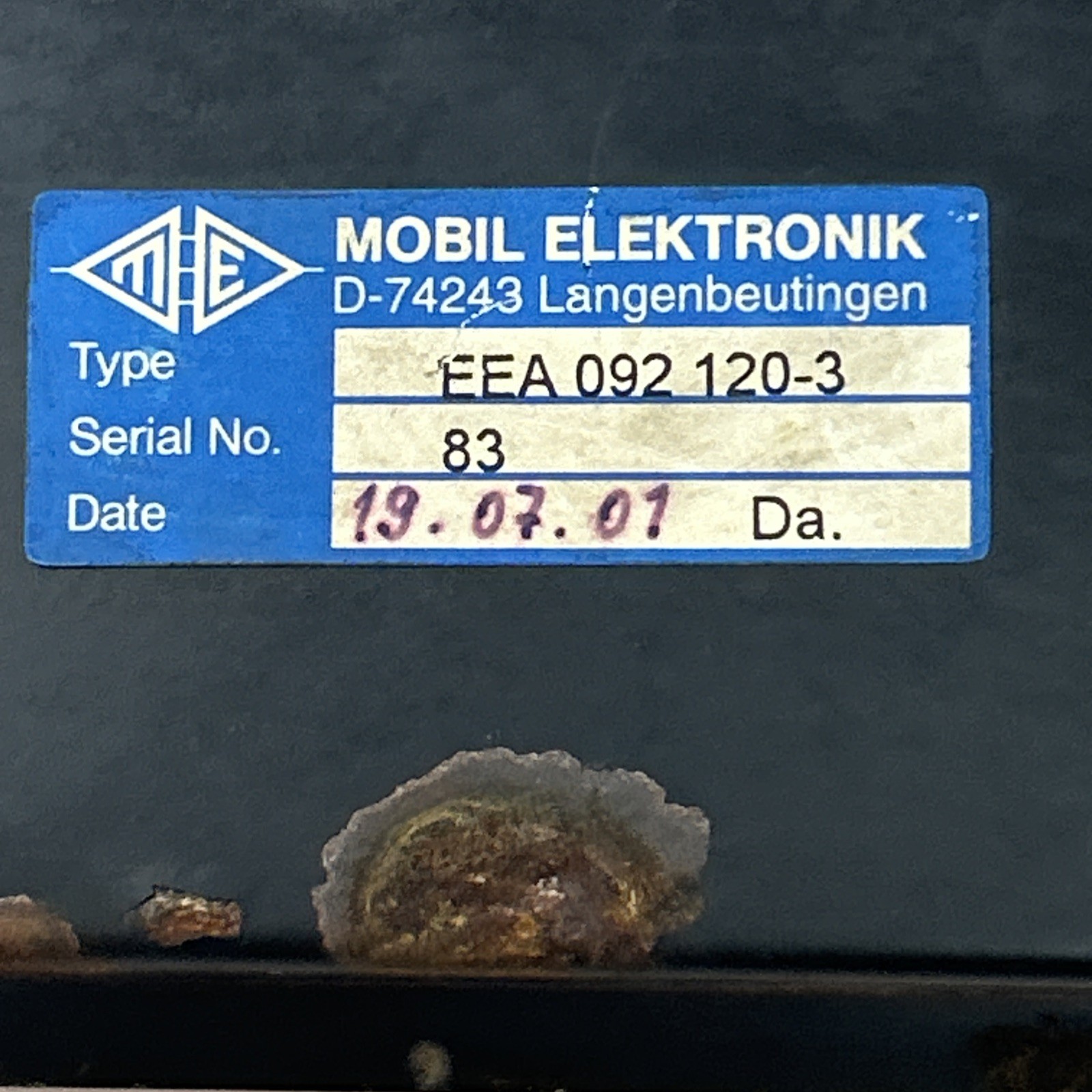 Used MOBIL ELEKTRONIK,EEA092120-3,CONTROL MODULE