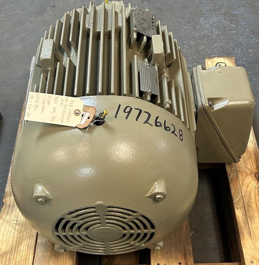 GENERAL ELECTRIC,5KS324SAA2188,MOTOR 25HP 1780RPM 460V 3PH 324T FRAME NOS