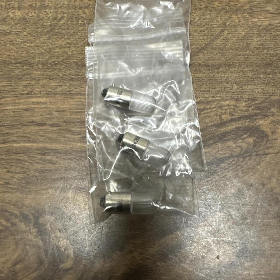 Used Lumapro,2BNK6,Bi-Polar Miniature LED Bulbs 3 total