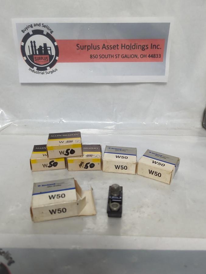 ALLEN BRADLEY,W50,THERMAL OVERLOAD HEATER ELEMENT LOT OF 6 NOS