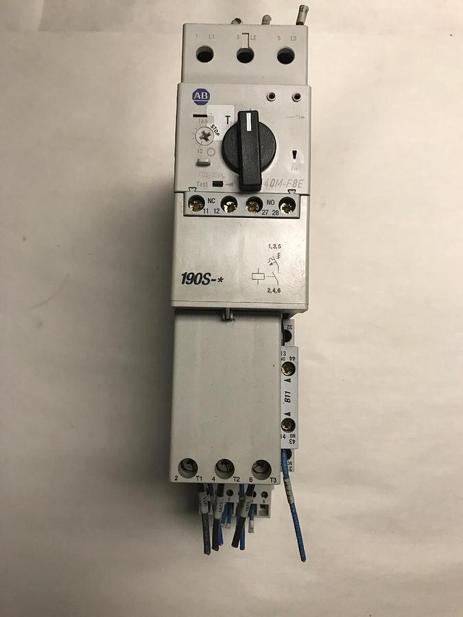 Used Allen Bradley,190S-ENDJ3-FC16R,Compact starter Series B