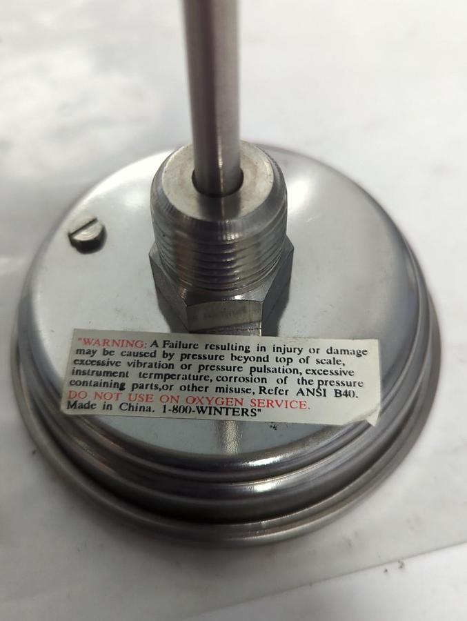 Used WINTERS,1953,TEMPERATURE GAUGE 10-250 C 50-500F PRE-OWNED