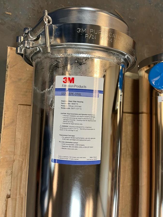 3M,4808715,STAINLESS STEEL FILTER HOUSING SS12EPE-316L