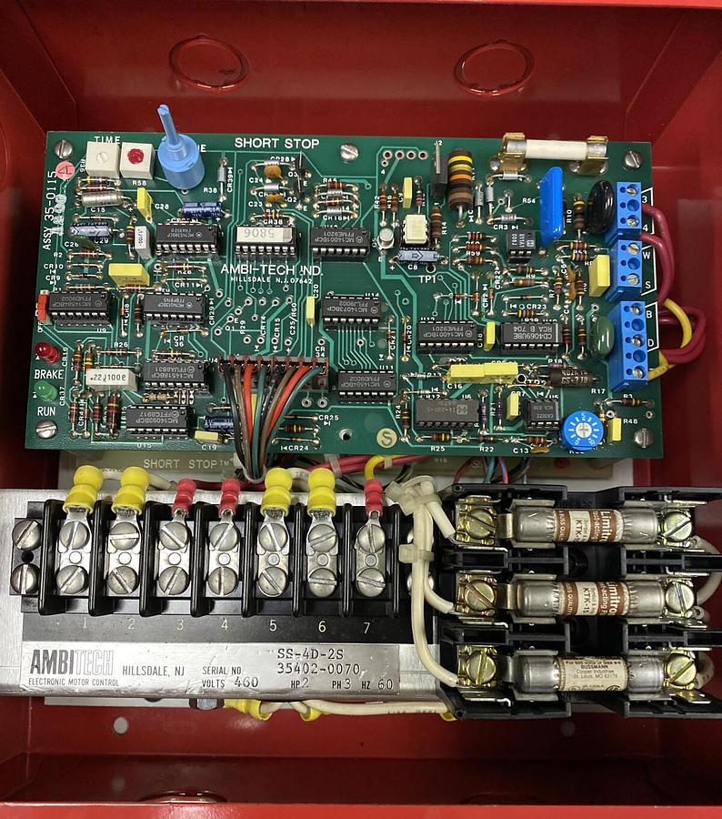Used Ambitech,SS-4A-2WS,Short-Stop Motor Brake 460V 2HP HZ 60