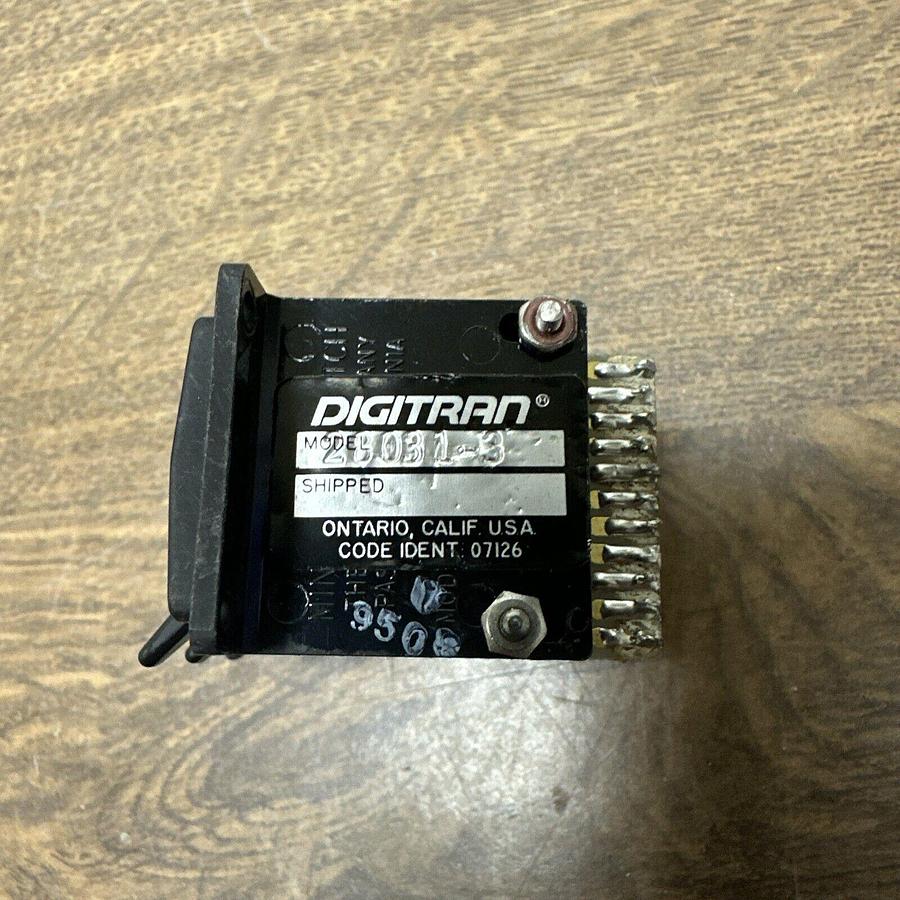 Used Digitran,28031-3,Rotary Thumbwheel Counter