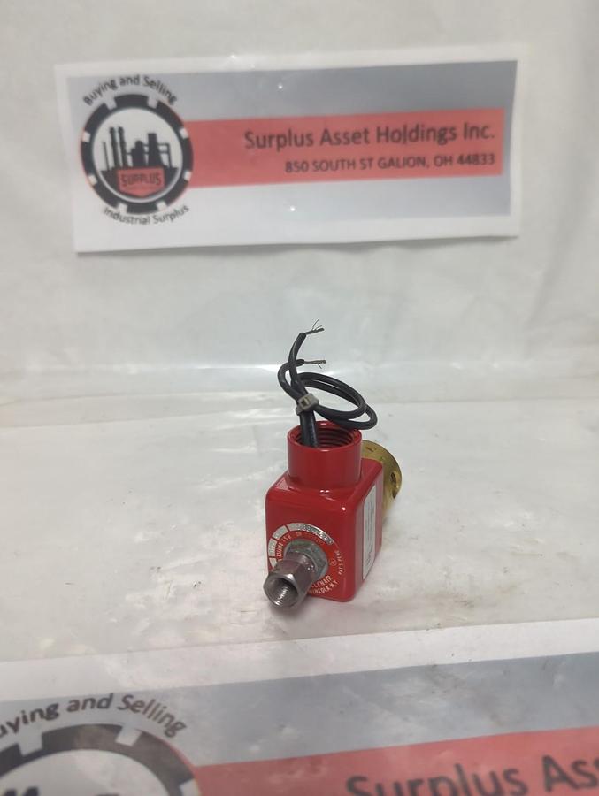 ALLENAIR,3PAW8BC,3-WAY BRASS SOLENOID VALVE 150PSI NOS
