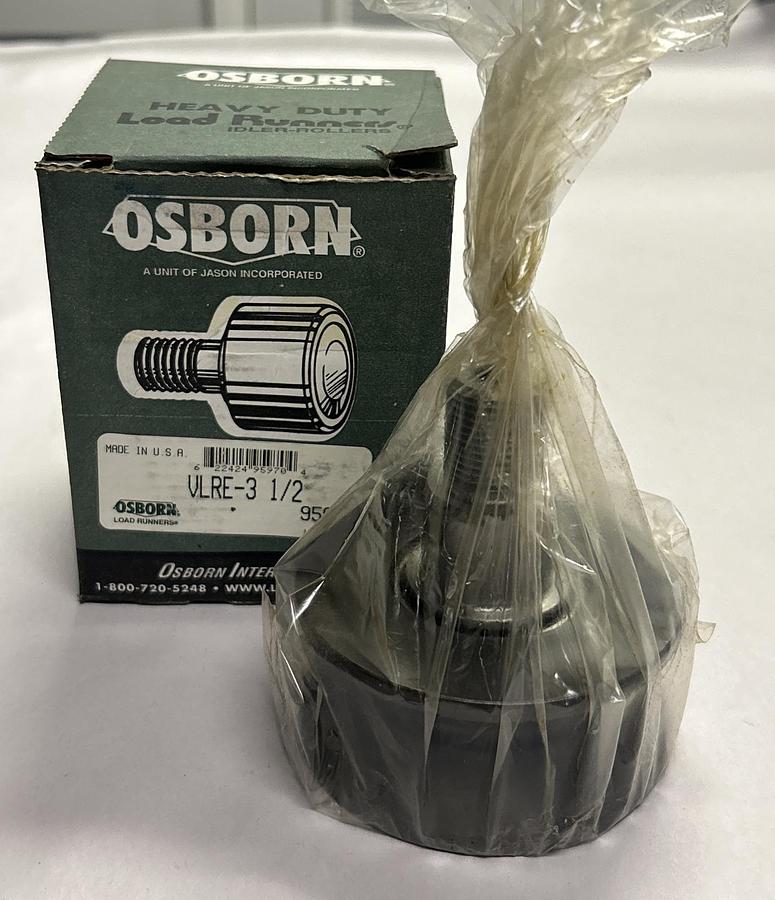 Used OSBORN,VLRE-3-1/2,HEAVY DUTY LOAD RUNNER IDLER-ROLLER NEW