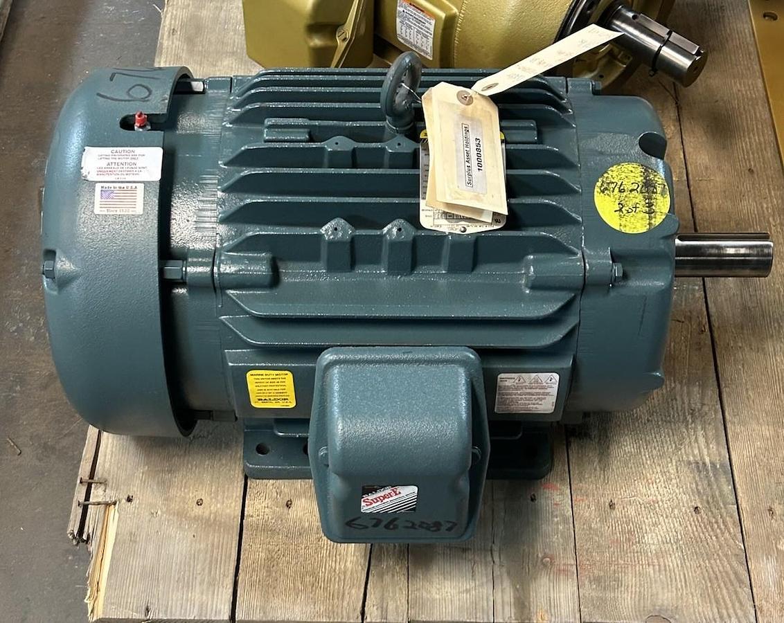 BALDOR,ECP2394T-4,SUPER-E SEVERE DUTY MOTOR 15HP 3525RPM 460V 3PH 254T FR NOS