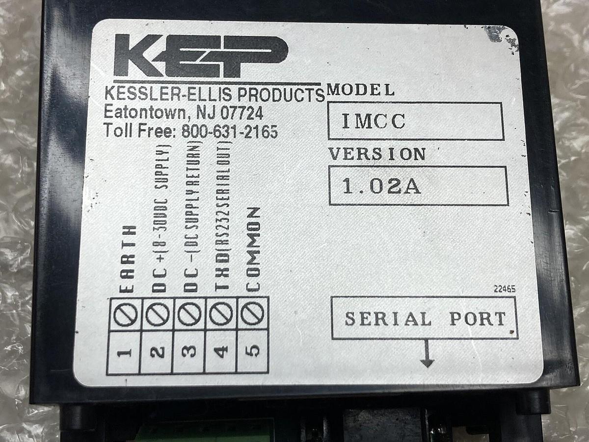 KEP,IMCC 1.02A,Message Center LCD Display