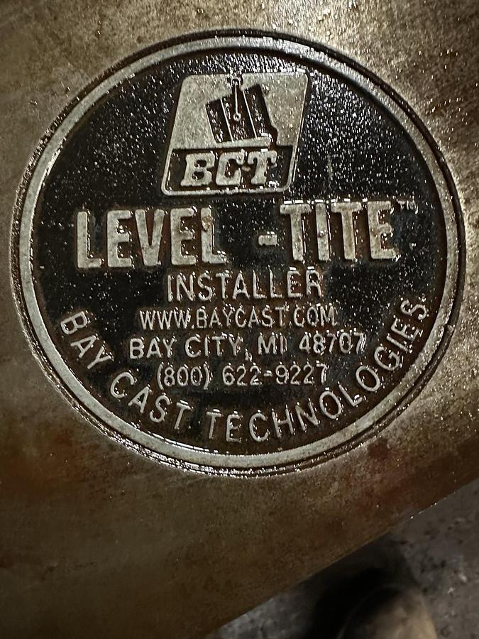 Used Level-Tite,"T" Slot Table 48" X 192" with Leveling Base and Fixtures Shown